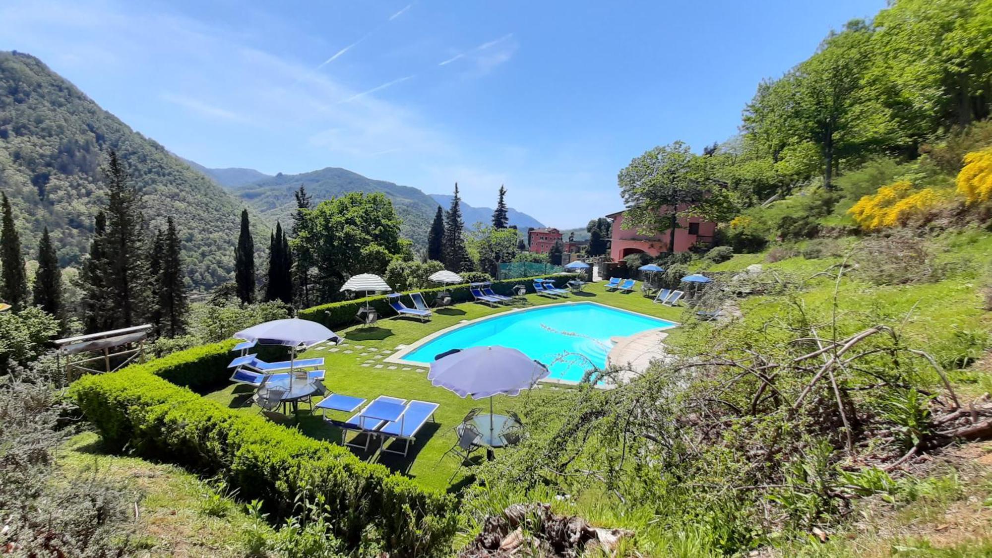 Agriturismo La Torre Баньи-ди-Лукка Экстерьер фото